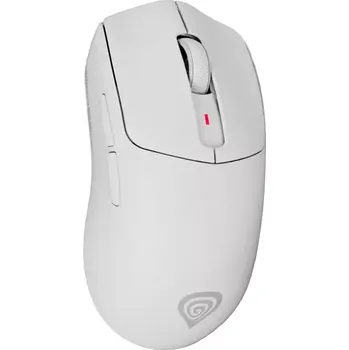 Genesis herní myš ZIRCON 500/Herní/Optická/10 000 DPI/USB+BT/Bílá