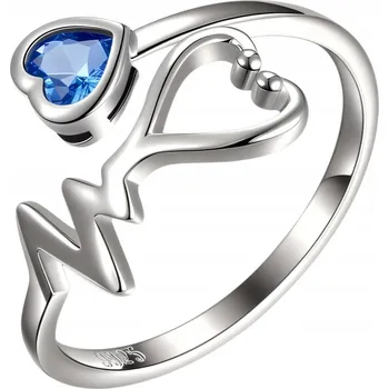 Prsten ZDRAVOTNÍ PÉČE Prstýnek stříbro 925 lékař zdravotní sestra lékařství