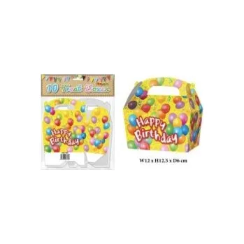 Jednorázové nádobí Krabička na zákusky 12 x 12.5 x 6 cm - Scrumptious