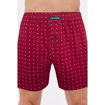 Trenýrky Cornette trenýrky comfort 002/334 - červená, XL (Pánské bavlněné trenýrky Cornette comfort)