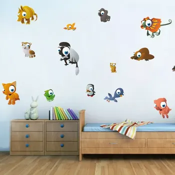 samolepka Sablio Samolepka na zeď: Zvířátka 4