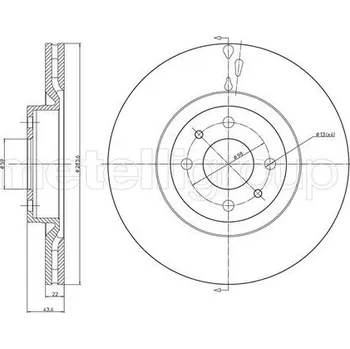 Brzdový kotouč Brzdový kotouč CIFAM (800-369C)