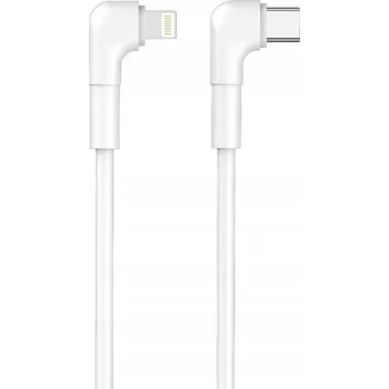 Datový kabel Kabel Maxlife USB - Apple Lightning 1 m bílý