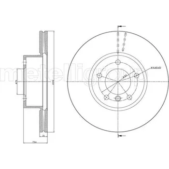 Brzdový kotouč Brzdový kotouč CIFAM (800-986C)