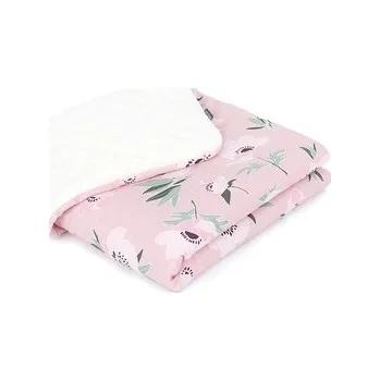 Dětský pokoj Oboustranná deka Velvet 75 x 100 cm Růže, smetanová/růžová; růžová, smetanová; 100 % bavlna, polyester