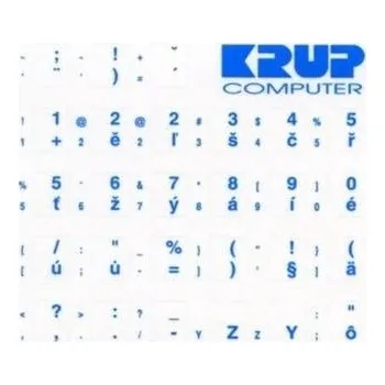 Klávesnice polepka na klávesnici - modrá, česká