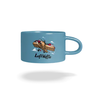 Bastard Luftwaffle hrnek makronka Blue Macaron