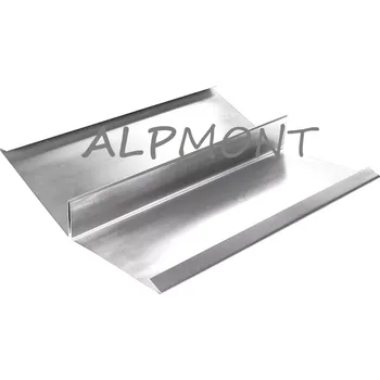 Úžlabí se stojatou drážkou r.š.600mm Al Hliník přírodní dl.2m