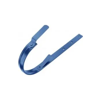 Střecha Hák žlabový lakovaný pozink 250×430 mm - RAL 5010 enziánová modrá