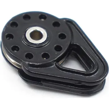 RC model Yeah Racing Kovová kladka 1:10 černá, 1ks