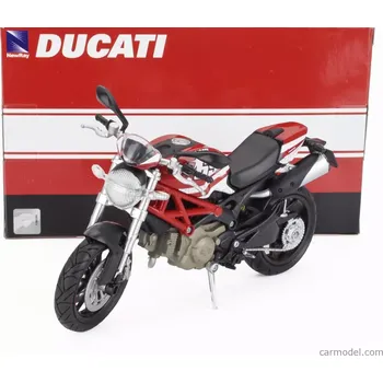autíčko Newray Ducati Monster 796 N 69 2011 1:12 Červená Bílá Žlutá