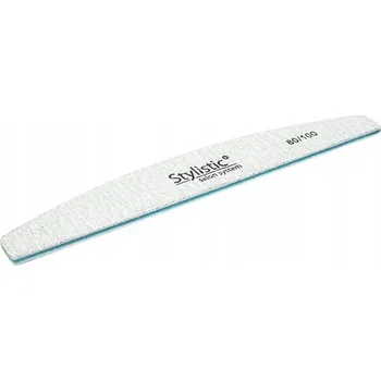 Pilník na nehty Stylistic tvar loďky, zrnitost 80/100, šedý