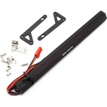RC náhradní díl Yeah Racing LED hliníková rampa 159mm-165mm, 7-12V pro crawler, černá