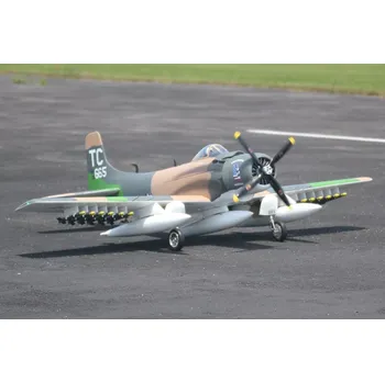 RC model letadla Seagull RC letadlo Skyraider A-1 2,18m (Zatahovací podvozek) Kamuflážní