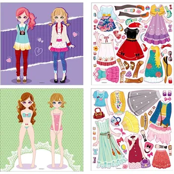 Magnetická kreslící tabulka Samolepky šaty s doplňky