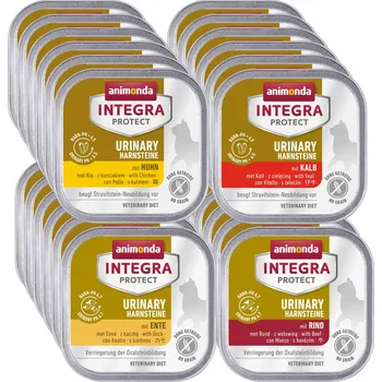 Krmivo pro kočku Animonda Integra Urinary (Močové kameny) 24x100g - MIX 4 příchutí (proti kamenům)