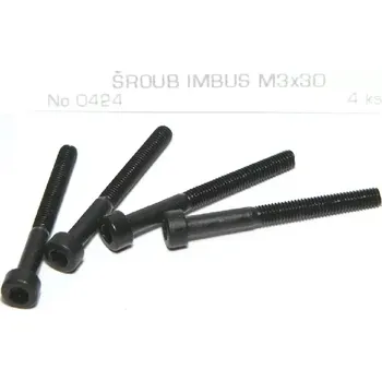 MP Jet 0424 Šroub imbus M3x30, 4ks