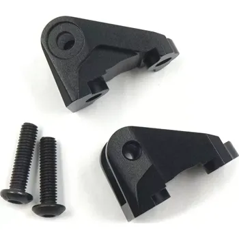 RC náhradní díl Yeah Racing Hliníkový držák tlumiče spodní pro Tamiya CC-02, černý