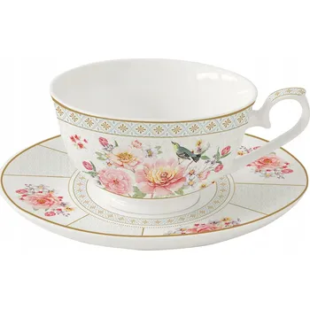Šálek a podšálek Easy Life - A Day in the Garden 220 ml Porcelán