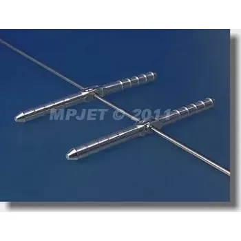RC model MP Jet 2545 Hmoždinkový závěs Al, 3x50, na drát, 6ks