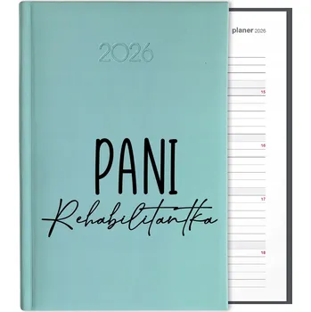 Kalendář Knižkový kalendář 2026 A5 FunnyCase modrý