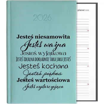 Kalendář Knižkový kalendář 2026 A5 FunnyCase modrý