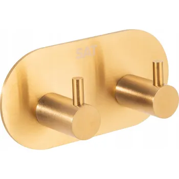 Věšák Háček SAT broušené zlato HACEKNALEP2KBZ