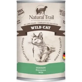 Krmivo pro kočku Natural Trail Wild Cat Mokré krmivo pro kočky Zvěřina 400 g