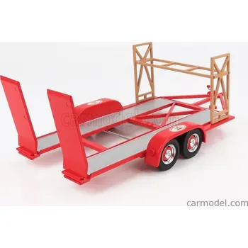 autíčko Gmp Accessories Přívěs na přepravu aut 1:18, červená