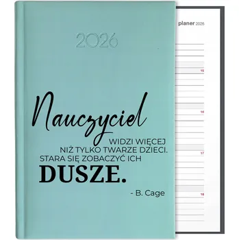 Kalendář Knižkový kalendář 2026 A5 FunnyCase modrý