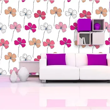 Tapeta Sablio Tapeta Růžové kvítí - 125x75 cm