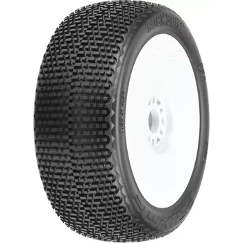 Modelářství Pro-Line kolo 3.3", pneu Buck Shot S3 Buggy, disk H17 bílý (2)