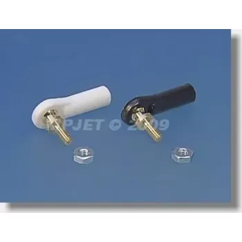 RC náhradní díl MP Jet 2436 Kulový čep V1, pr.5, M2,5/2,5 krátký, 2ks