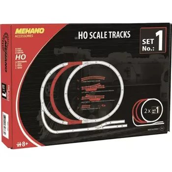 Vláček a vláčkodráha MEHANO Doplňková sada kolejí č. 1