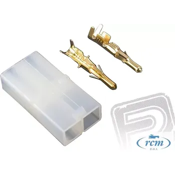 RC náhradní díl PELIKAN 7951M konektor TAMIYA GOLD 1ks (samec)