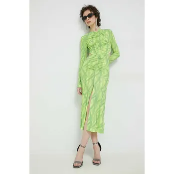 Dámské šaty Šaty Rotate 1000961519 zelená 77X, vel. 38