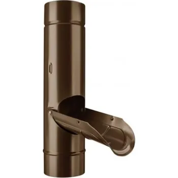 Střecha Zachytávač vody pozinkovaný FeZn Lakovaný RAL 8017 hnědá čoko ⌀100mm