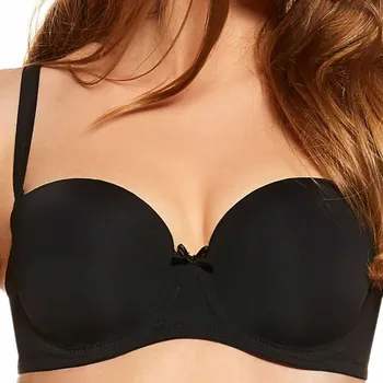 Podprsenka Push-up podprsenka Henderson Ladies 23446 Raff 70B Černá