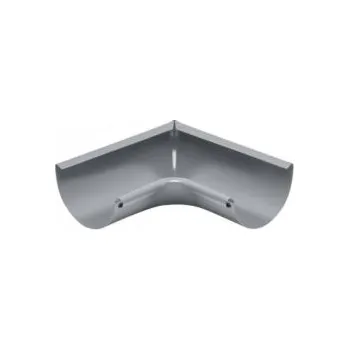 okap Roh žlabu vnitřní lisovaný pozink Lakovaný RAL 9007 stříbrná tmavá 250mm