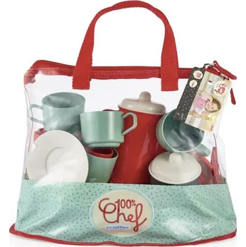 Dětská kuchyňka Sada kuchyňského příslušenství 35 dílů jídelní souprava Ecoiffier