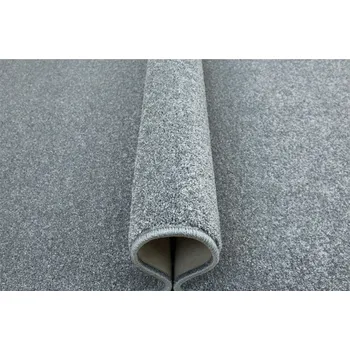 Koberec KOBEREC ŠEDÝ SILNÝ HUSTÝ MĚKOUČKÝ NA FILCU DO LOŽNICE BRIGHTON 100x200 cm