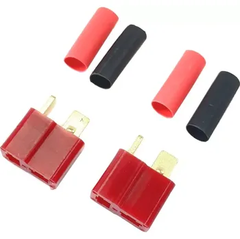 RC náhradní díl Fusion Konektor Deans baterie se smrťovacími bužírkami (2ks)