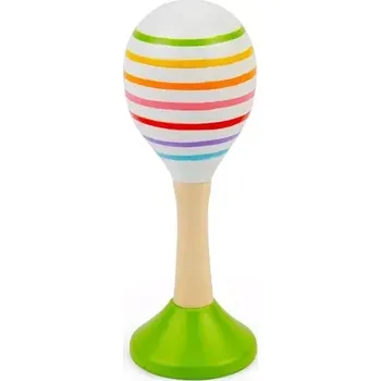 Dřevěná hračka Bigjigs Toys Rumba koule junior sada 2 ks zelená