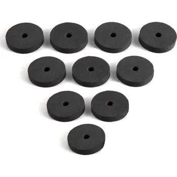 RC náhradní díl Yeah Racing Sada mechových podložek pod karoserii 4mm, 10ks, černé