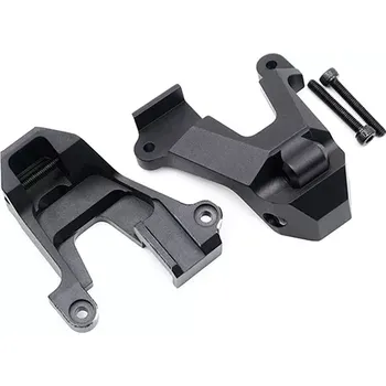 RC náhradní díl Yeah Racing Hliníkové věže tlumičů zadní černé, pro Traxxas TRX-4