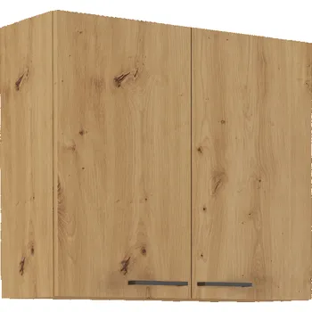 Kuchyňská linka Horní skříňka, černý mat / dub artisan, Monro 80 G-72 2F