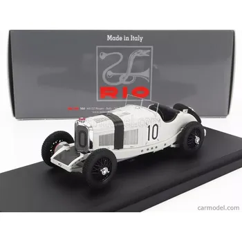 autíčko Rio-models Mercedes benz Sskl Spider N 10 German Gp 1931 Hans Stuck 1:43 Bílá