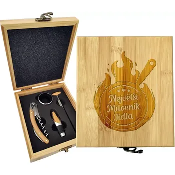Víno Sablio Dárková sada na víno Největší milovník jídla: 147×168×49 mm