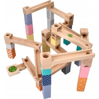 Dřevěná hračka AdamToys Kuličková dráha Dřevěný labyrint