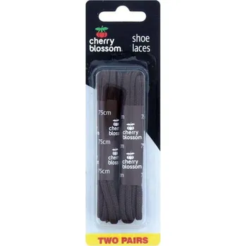 Tkaničky do bot Cherry Blossom tkaničky 2x2 páry 75cm hnědá barva IDDRZEX04912